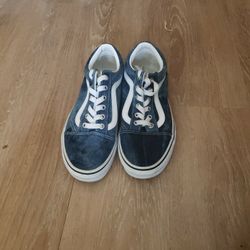 Blue Vans (Distressed/Jeans): Women 7