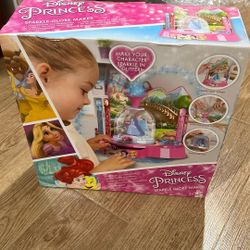 Disney Princess Sparkle Globe Maker Glitter Craft Toy NEW SEALED