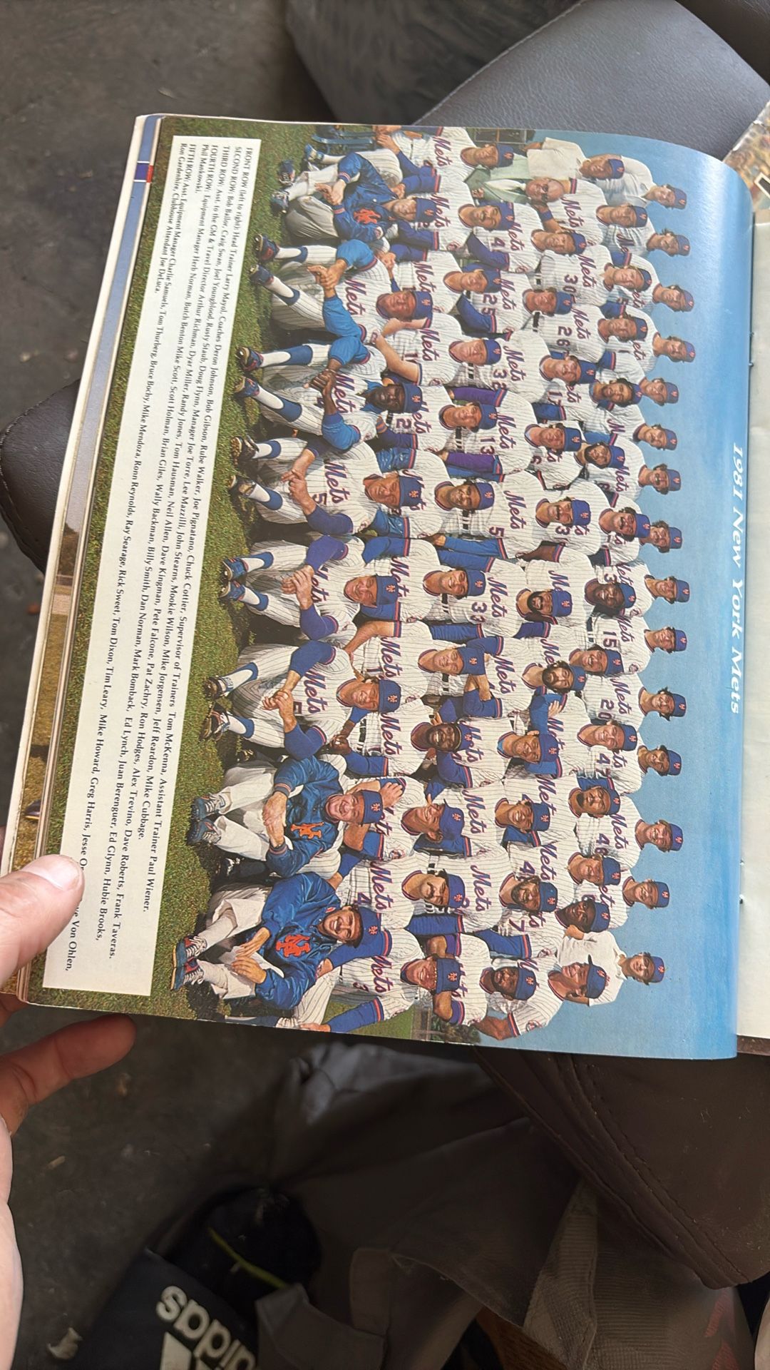 Official 1981 NY Mets Yearbook Great Condition