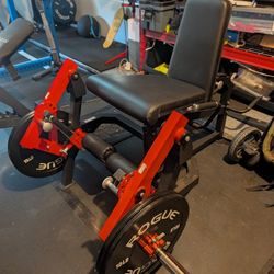 GMWD ISO Leg curl + Leg Extension Machine 