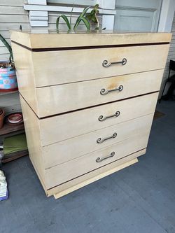 Vintage 5-Drawer Tall Dresser