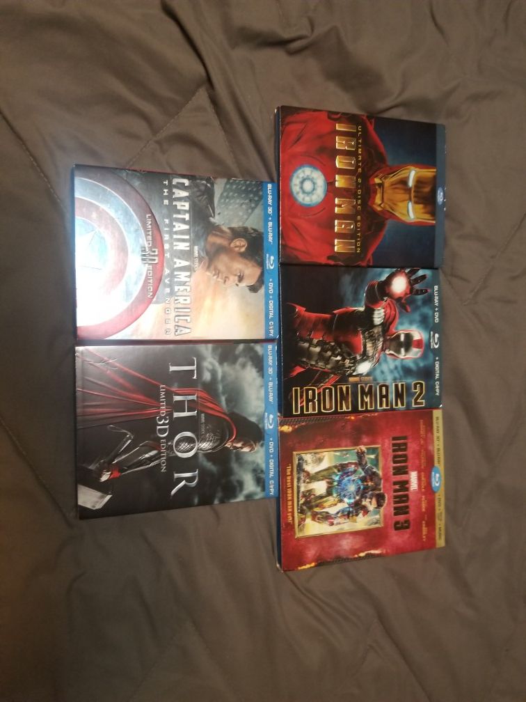 Marvel blu ray combo