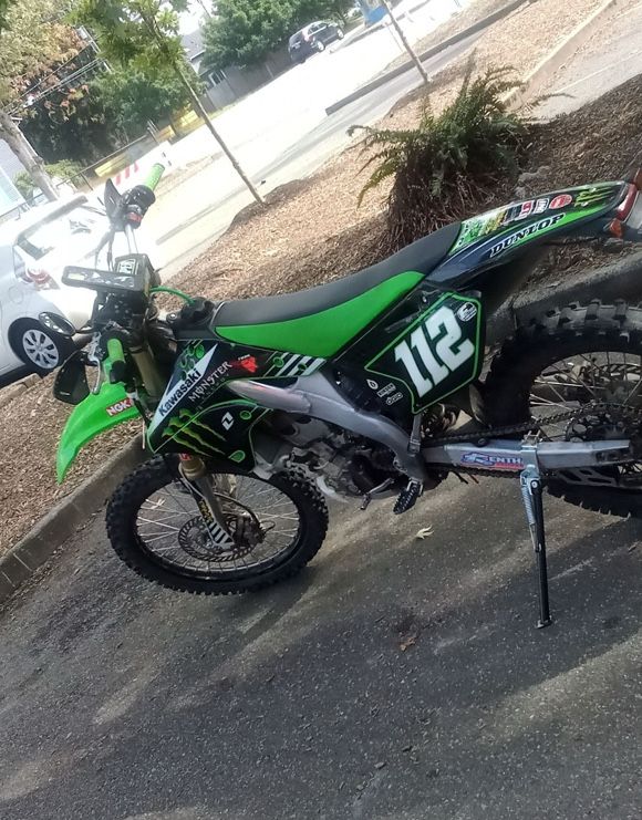 Renthal Green Sprocket And Gold Chain Kit Kawasaki Kx250f Kx 250f 06-17 13-50T E - Foto 5