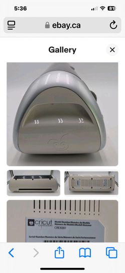 Cricut Expression Cutting Machine Model CREX001 