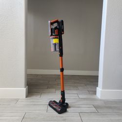 New Stick Vacuum Cleaner, Lightweight, Fieety Orange
