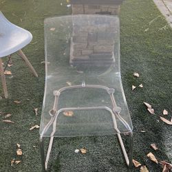 Free Clear Plastic Chair. 