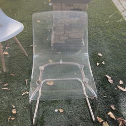 Clear Plastic Chair. 