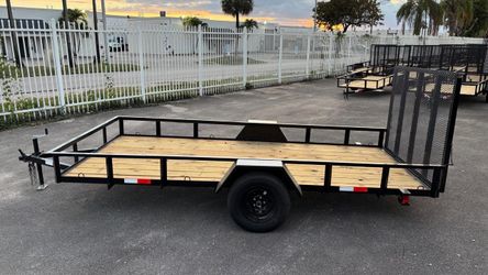 6.5x14 UTV ATV SXS Side By Side Utility Trailer