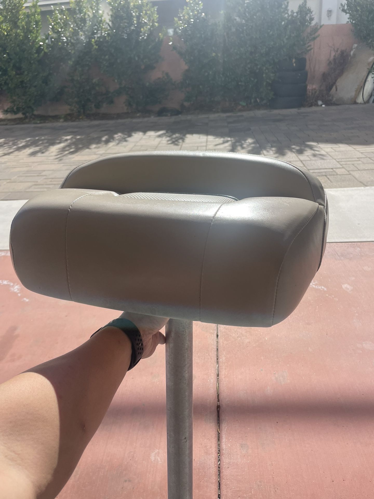 Leaning Post Seat For Fishing Boat Bass Boat Tan Seat