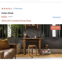 Small Desk And Matching Wall Shelf (set Or Separate) 