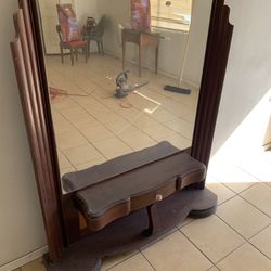 Art Deco Dressing Table Vanity Makeup Mirror Coqueta