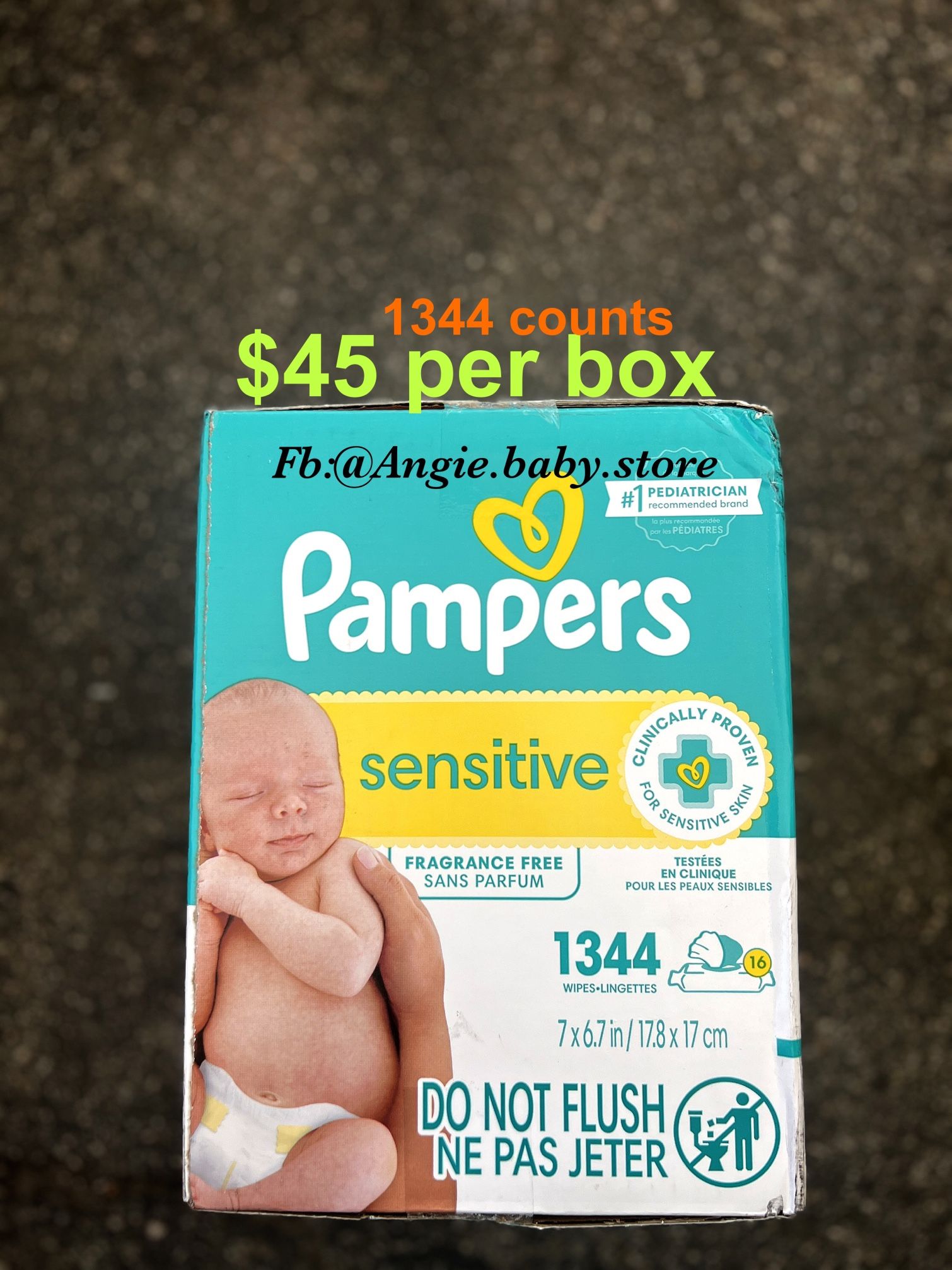 Pampers Sensitive Wipes