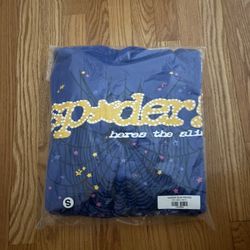 Blue Spider Hoodie