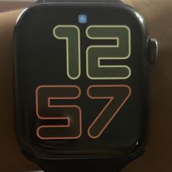 Black Apple Watch 6