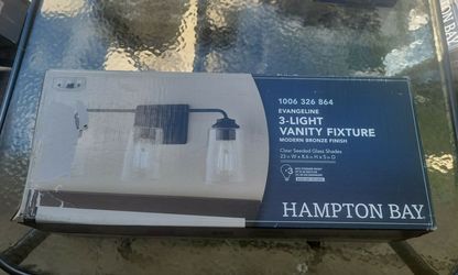 Hampton Bay 3-Light Vanity Fixture