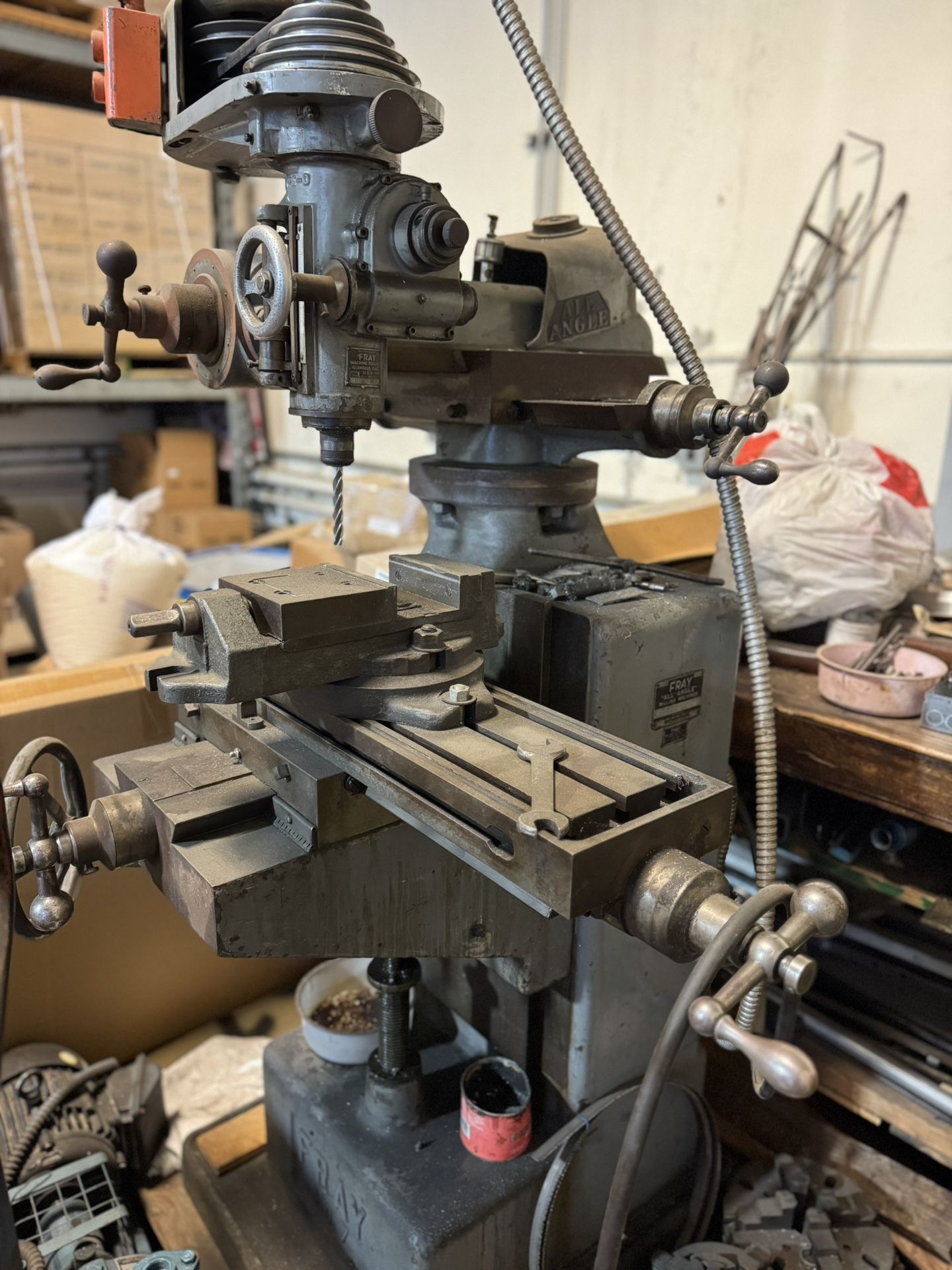 Fray Machine Fray All Angle Milling Machine Model #7 Serial Number 1371 for Sale in ...