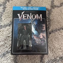 Venom Blu-ray DVD Retro Action Figure Box Set Collectable 