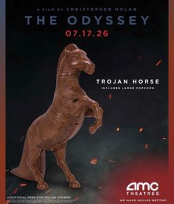 The Odyssey Trojan Horse Popcorn bucket (order)