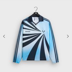 Kith & Messi for adidas Football Blue Goalkeeper Long Sleeve Tee