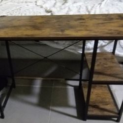 Small Espresso Brown Desk New