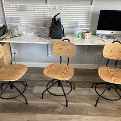 Three IKEA Desk Chairs 