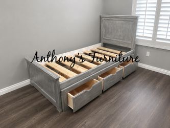 Twin Bed With Drawers - Free Local Delivery