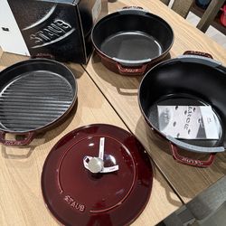 Staub 4 piece set