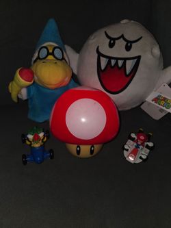 Mario collectables plush light toys lot