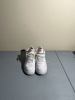 Nike Air Force 1 '07 Red Mini Swoosh - FZ7187-100 Shoes US 9