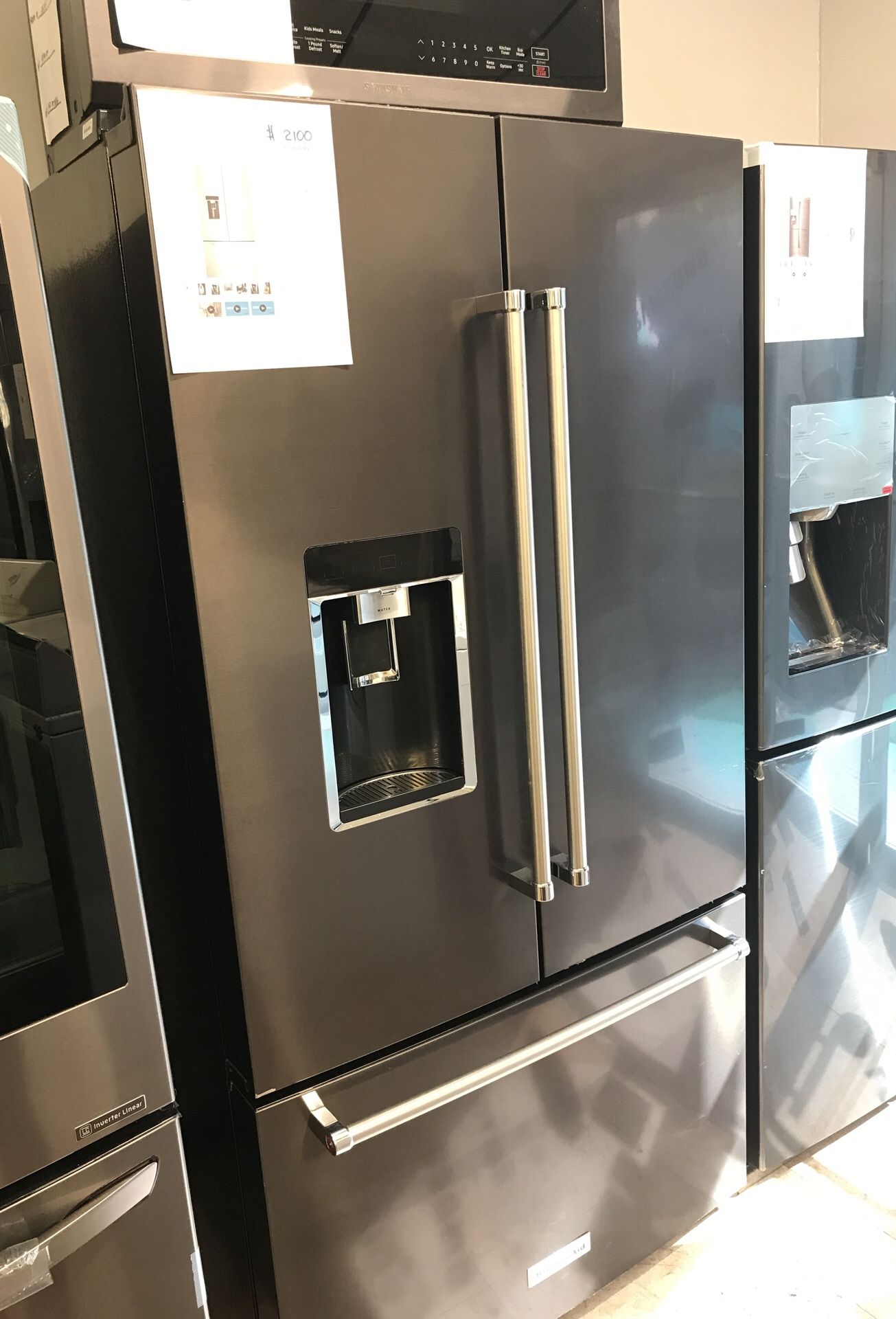 KitchenAid KRFC704FSS 23.8 cu ft French Door Counter Depth Refrigerator Stainless Steel/NO CREDIT NEEDED 90 PAYMENT OPTION/ 1 YEAR WARRANTY FREE DELI