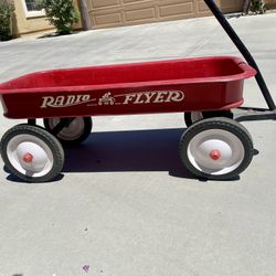 Vintage Radio Flyer Red Wagon! 