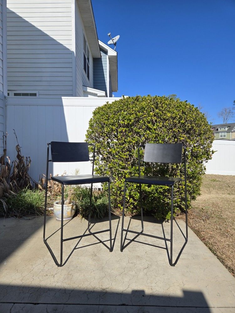 Bar Stools - Matte Black
