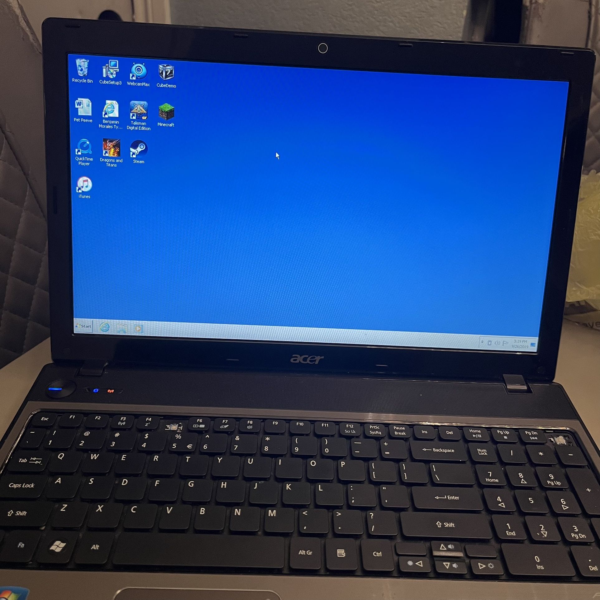 Acer Laptop Computer