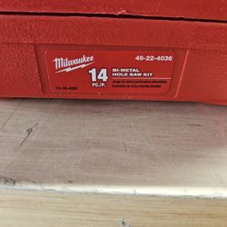 Milwaukee 14 Piece Hole Saw Kit