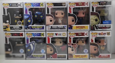 DC COMICS: Funko Pops! DC UNIVERSE-Movies & Heroes  (10) Ten