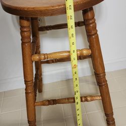 Wood Bar Stool 
