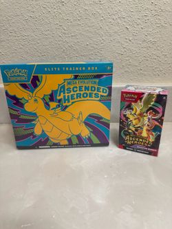 Pokémon Ascended Heroes Elite Trainer Box & Booster Bundle