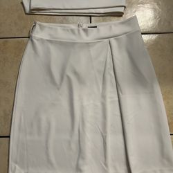 Falda con cinto size 14