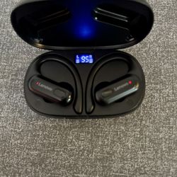 Lenovo ThinkPlus Black Wireless Earbuds