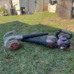 Leaf Blowers 2x, For Parts Or Repair $50 For Both 