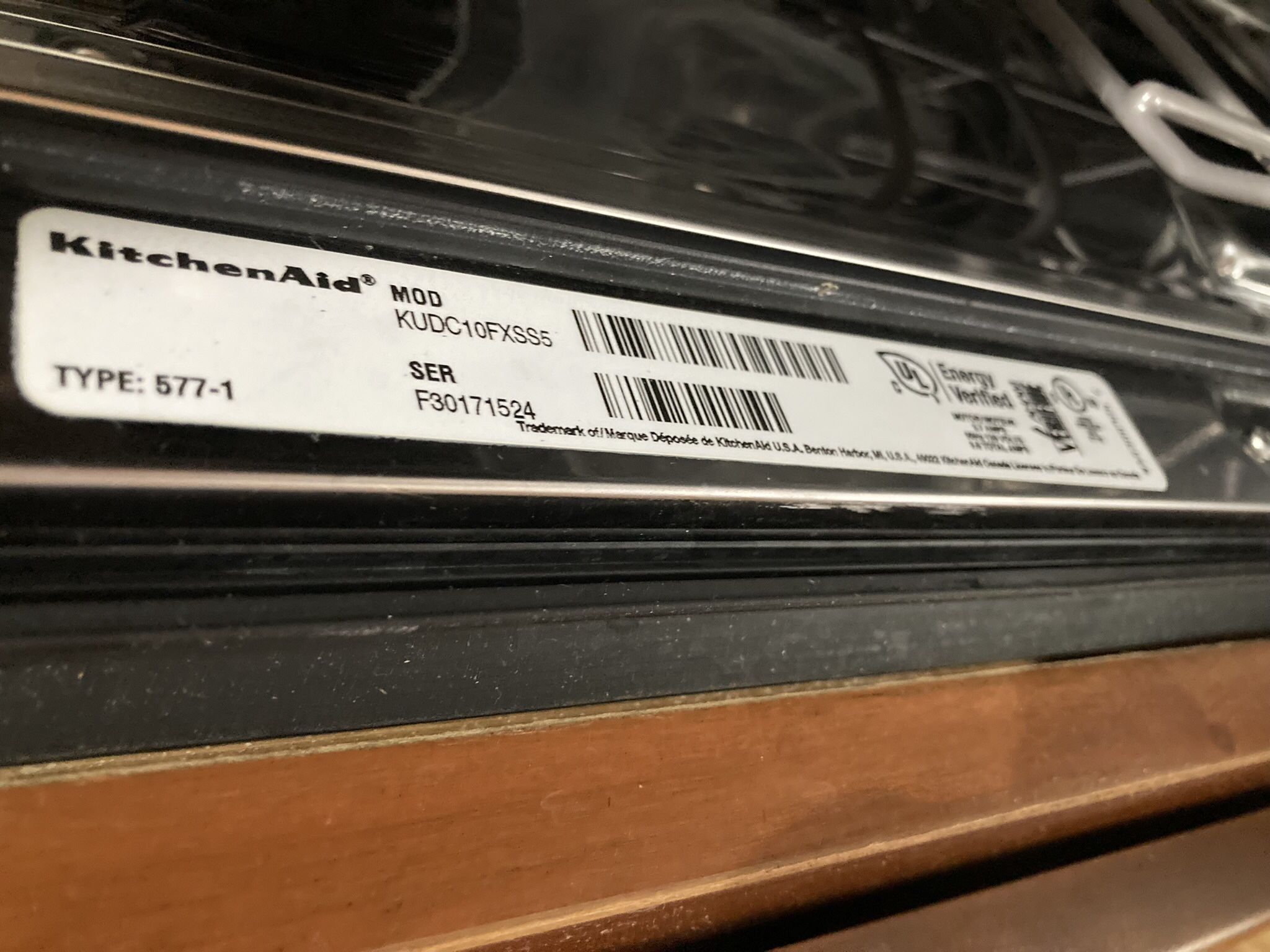 KitchenAid Dishwasher KUDC10FXSS5 OEM Parts Repair Help, 59 OFF