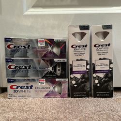 Crest 3D White toothpaste 4.6 oz: $4 each 