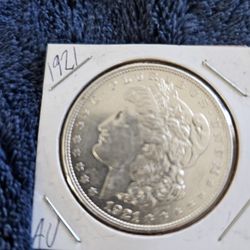 1921 D Morgan Silver Dollar 