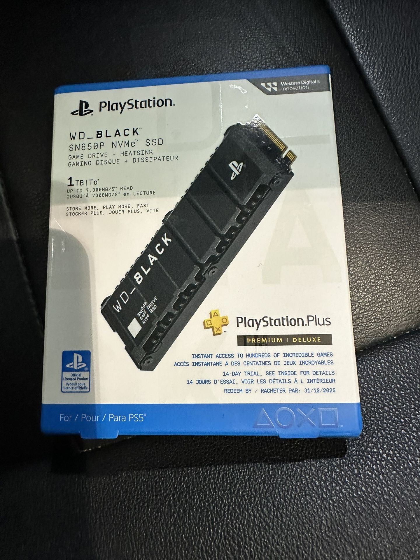New Sony PlayStation five1 terabyte external hard drive