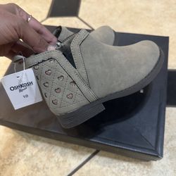 Brand New Osh Kosh Size 10c Girls Boots $15 