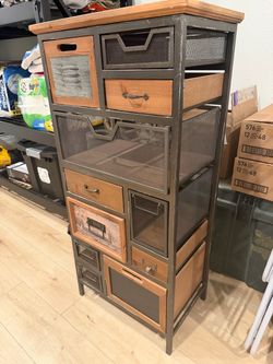 Drawers cabinet storage