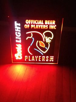 Coors/football neon