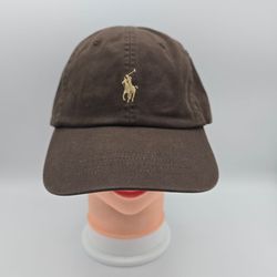 Polo Ralph Lauren Brown Chocolate Adjustable StrapbackHat