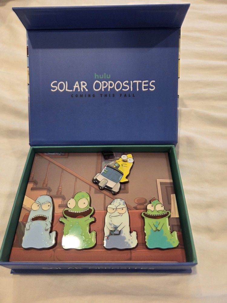 Brand New Solar Opposites Pin Set