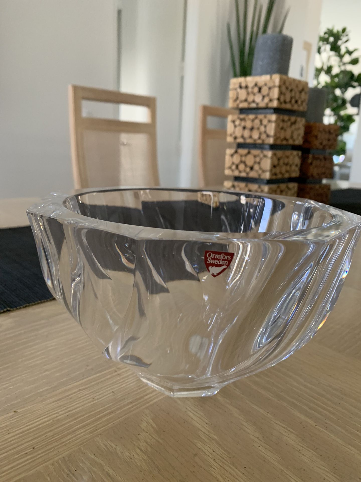 Orrefore Of Sweden Crystal Bowl